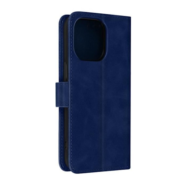 AVIZAR iPhone 14 Pro Pung-etui - Soft Touch mateffekt - Midnatsblå - Hård skal Midnattsblå