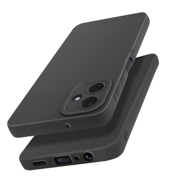 Skyddsfodral för Samsung Galaxy A06 Silikon Matt, Kamera Blockerad, Svart Svart
