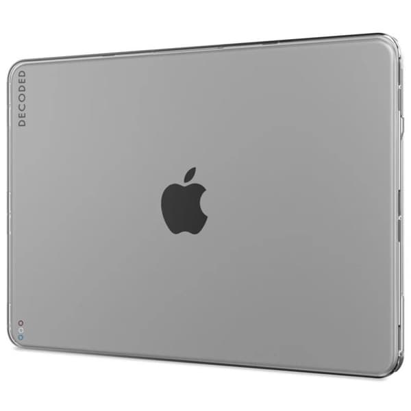 Skal för MacBook Air 13" Hårdskydd med Antiskidfötter Decoded Transparent Vit