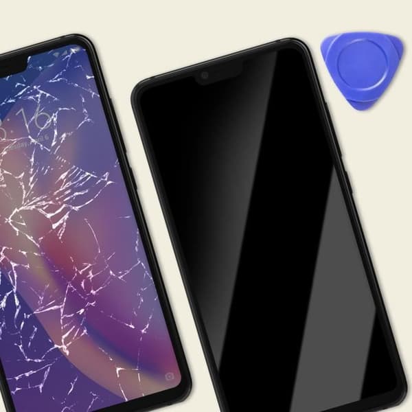 Skærm - XIAOMI - Mi 8 Lite - LCD - Touchscreen - Forudmonteret på chassis Grå