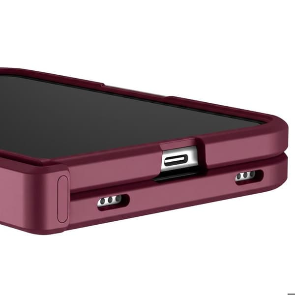iPhone Duo MagSafe-yhteensopiva kuori Pango Bordeaux -tukijalka Röd