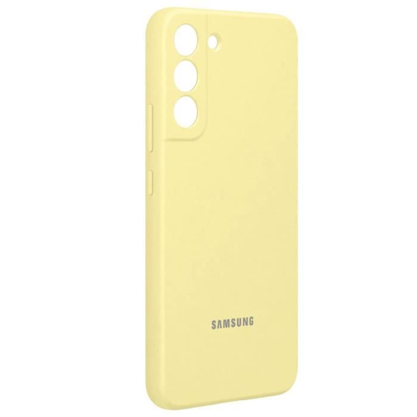 Coque - Samsung - Galaxy S22 Plus - Mjukt Silikon - Motståndskraftigt Skydd - Gul Gul