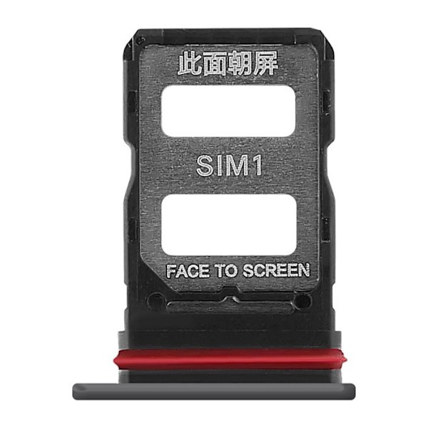 SIM-kortskuffe til Redmi Note 14 Pro 5G Dobbelt Nano SIM Sort Svart