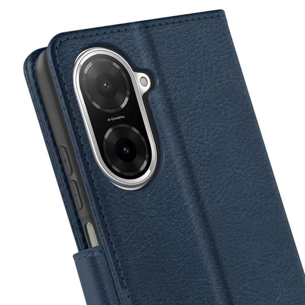 Plånboksfodral - Xiaomi - Redmi A5 - Mörknatt - Videostöd - Magnetisk Blå