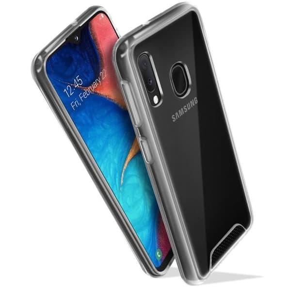 Coque - Samsung - Galaxy A20e - Antichock - Transparent - Kristall Transparent