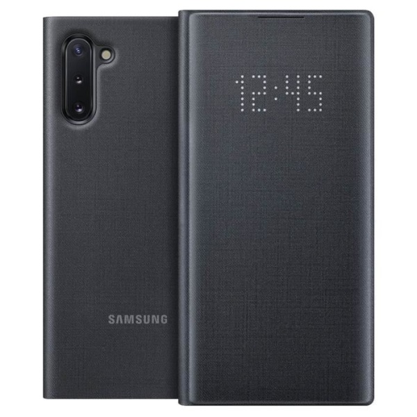 Samsung Galaxy Note 10 Case Kortholder LED View Cover Original Sort