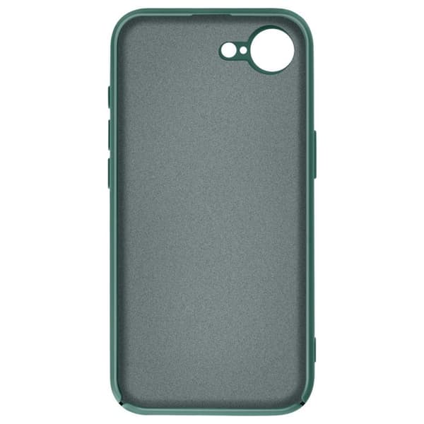 Cover - ADVARSE - iPhone 16e - Soft-Touch - Semi-stiv silicone - Mørkegrøn Grön
