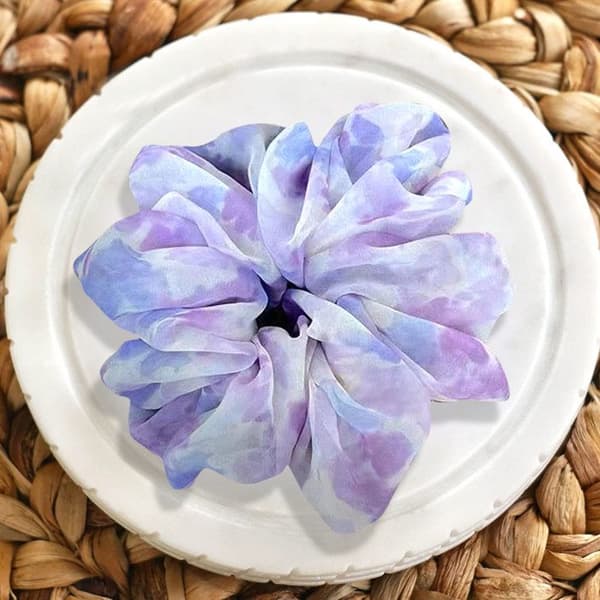 Chouchou Maxi - AVIZAR - Aquarelle Douce - Violet - Flydende Stof - Æstetisk Elegance Violett