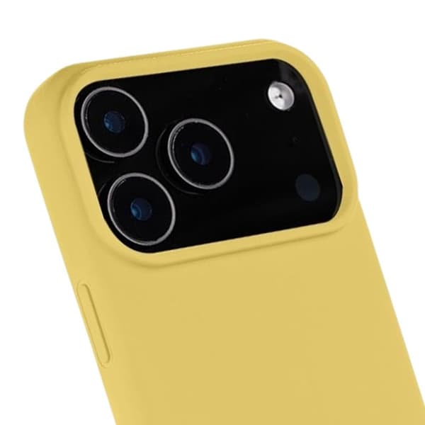 MagSafe-cover til iPhone 17 Pro Max i silikone, Velvet Smoothie Tactical Gul Gul
