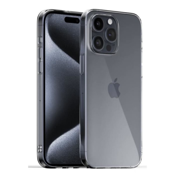 Gennemsigtigt silikone cover til iPhone 15 PRO MAX - AntechPro Store Transparent