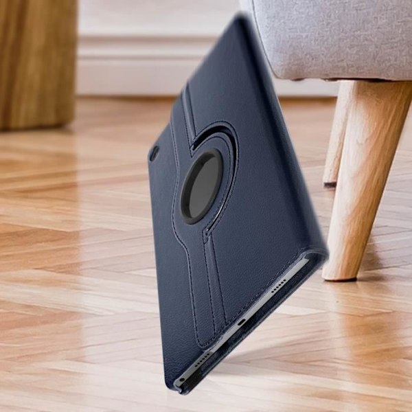 Taske til Lenovo Tab M10 Plus Gen 3 Roterende Stand Landscape Portrait Midnight Blue Blå