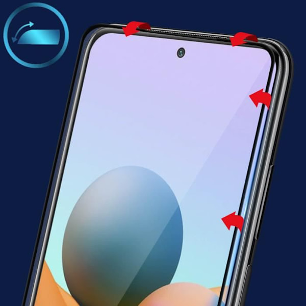 Suojakalvo - Xiaomi - Redmi Note 10s - 9H karkaistu lasi - Ultraohut - Iskuja kestävä ja naarmuuntumaton Transparent