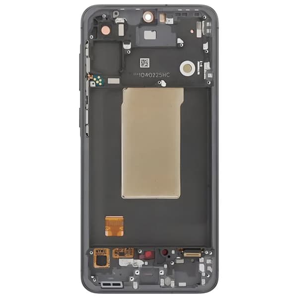 Fuldskærm til Galaxy A56 OLED-panel + Berøringsglas + Mørkegrå chassis Grå