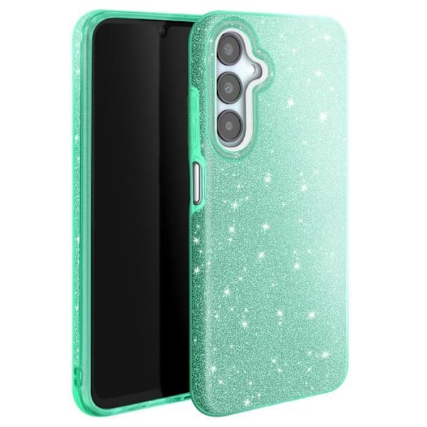 Glitrende Stødsikker Etui til Samsung Galaxy A25 Grøn Grön