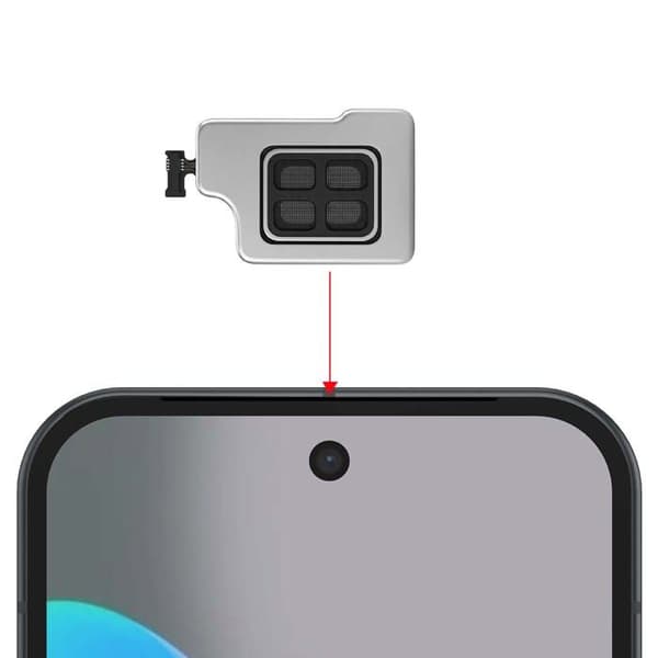 Varaulkoäänentoistin Google Pixel 10 / 10 Pro / 10 Pro XL Hopea Grå