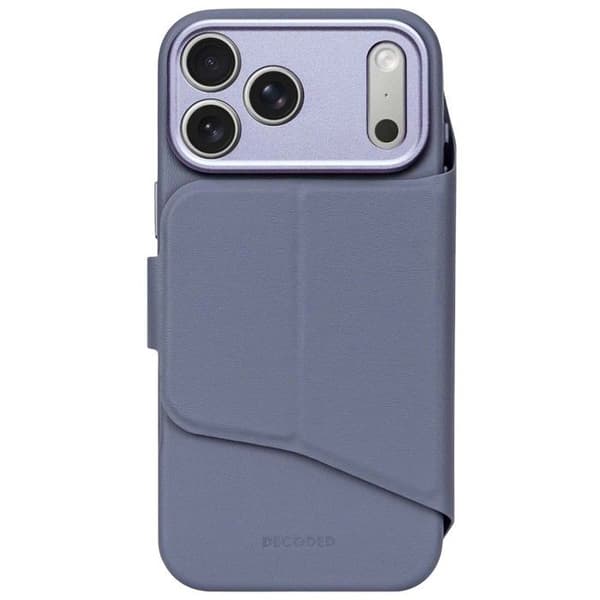 MagSafe-fodral - DECODED - iPhone 17 Pro Max - Texturerad silikon - Stötsäker - Smutsavvisande Blå