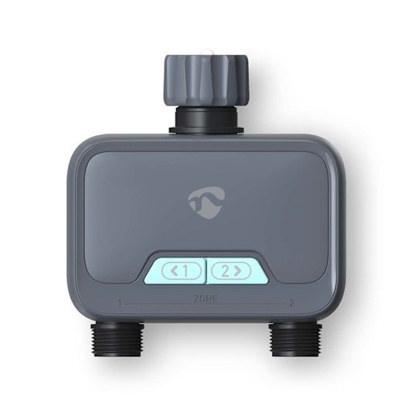 Langaton Bluetooth-kastelusäätin 2 aluetta IPX5 SmartLife Nedis Harmaa Grå