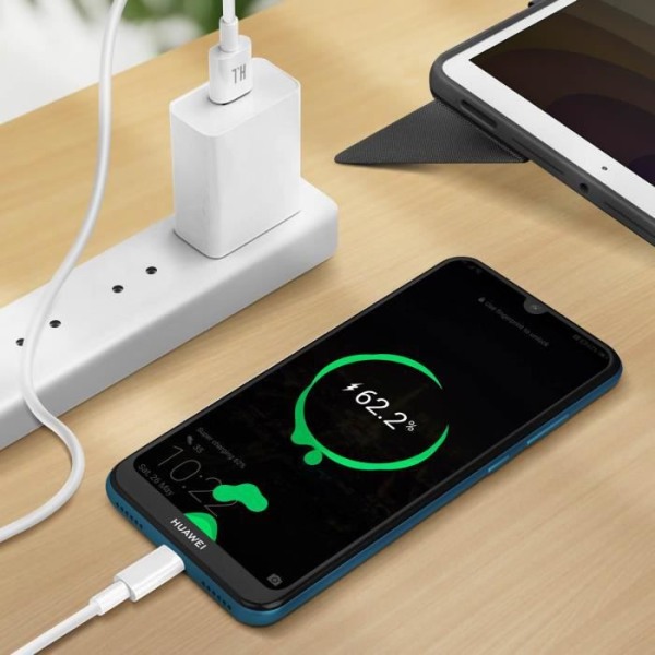 Micro-USB-kaapelin lataus- ja tiedonsiirtoteho 1A, pituus 1,5 m valkoinen