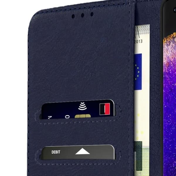 AVIZAR Oppo Find X5 Wallet Case Video Support Funktion - Grå Blå