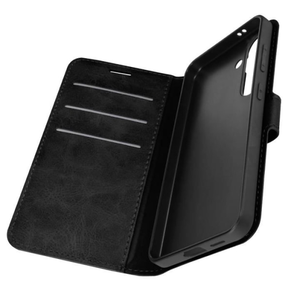 Pung etui til Samsung Galaxy S2 - AVIZAR - Sort - Video support funktion Svart