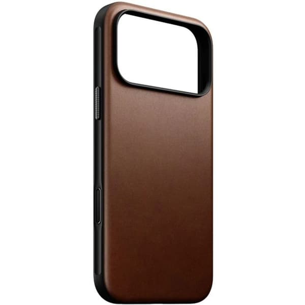 MagSafe-cover til iPhone 18 Pro Max / 17 Pro Max i ægte læder, mørkebrun Nomad brun