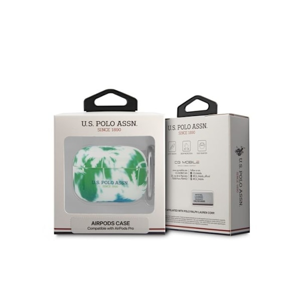 Coque Silikone til Airpods Pro - U.S Polo Grøn
