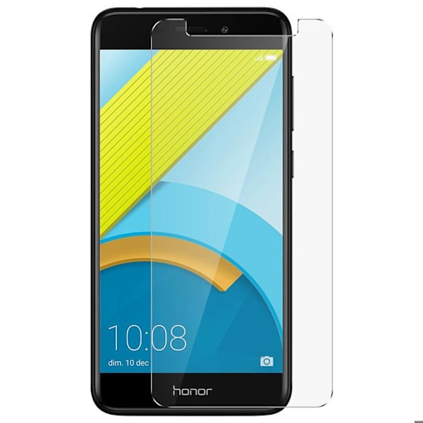 Elokuvan Honor 6C Pro Karkaistu Lasinäyttö 9H Räjähdysvapaa - Läpikuultava Vit