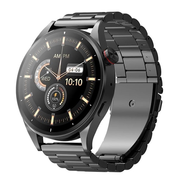 Montre Connectée FW66 IP66 IRON R med Maxcom Svart Metallarmband Svart