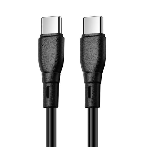 USB-C / USB-C Hurtigopladning 60W og Dataoverførsel 1m Blå Stjerne Sort Svart