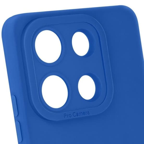 AVIZAR Cover til Xiaomi Redmi Note 13 Pro 5G - Blød silikone - Forstærket kamerabeskyttelse - Blå Blå