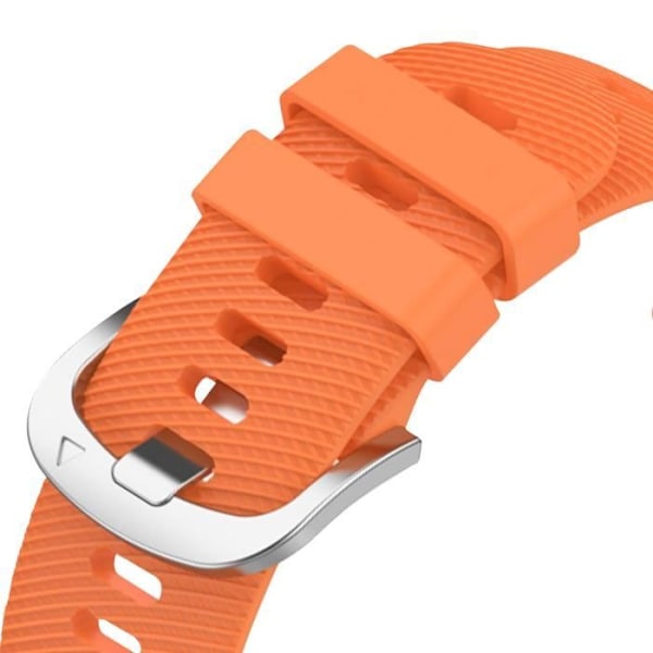 Rem til Honor Magic Watch 2 46mm - AVIZAR - Tekstureret silikone - Orange Orange