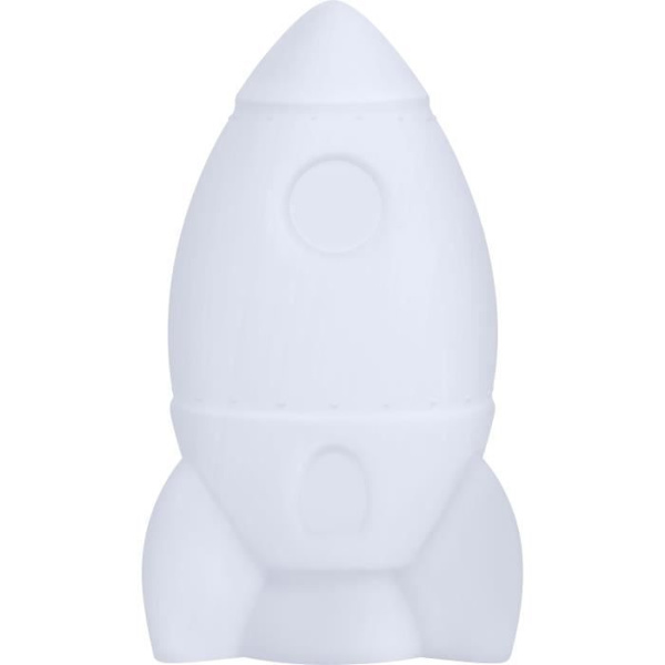 Valoilla varustettu Bluetooth-kaiutin - BIGBEN - BTLSROCKET - Kantama 10m - Akun kesto 8h - Valkoinen Flera färger