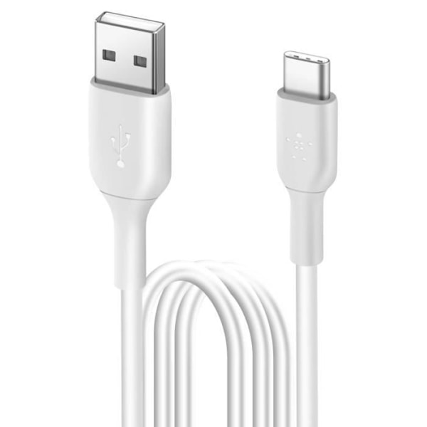 Belkin Ultra-resistent USB till USB-C laddnings- och synkroniseringskabel 1m Vit