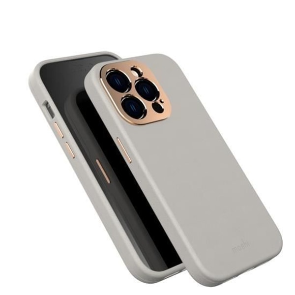 Moshi Napa Fodral Kompatibel med MagSafe för iPhone 14 Pro Grey