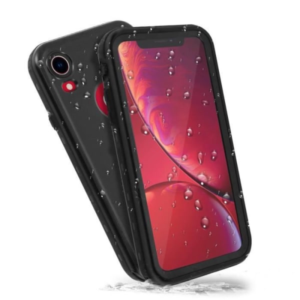 Coque - REDPEPPER - iPhone XR - Vandtæt 2m - Stødresistent - Indbygget stødben Svart