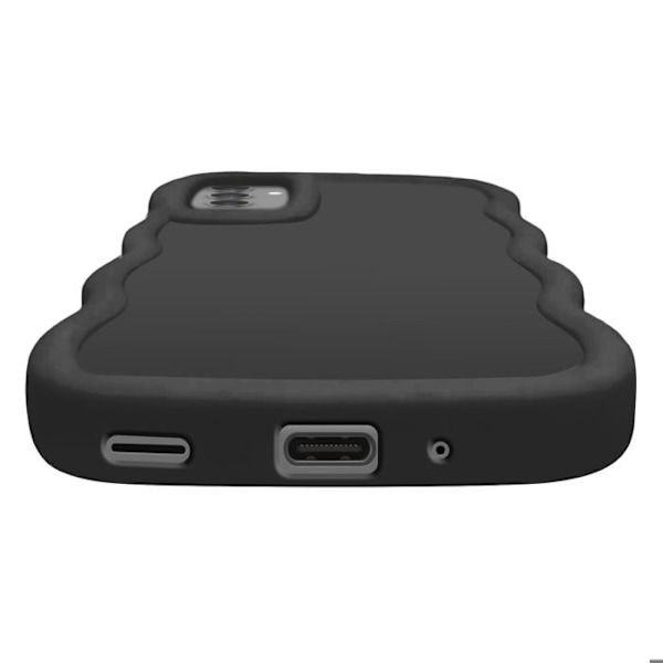 Coque til Samsung Galaxy S24 og S25 Silikone Stødabsorberende Candy Serie Sort Svart