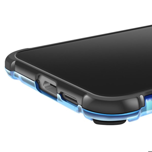 Törmäyksenkestävä kuori Samsung S25 Edge Vahvistetut kulmat Savuharmaa sininen Blå