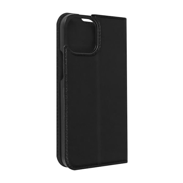 iPhone 13 Pro Cover - AKASHI - Sort - Øko-læder - Video Støtte - Kortholder Svart