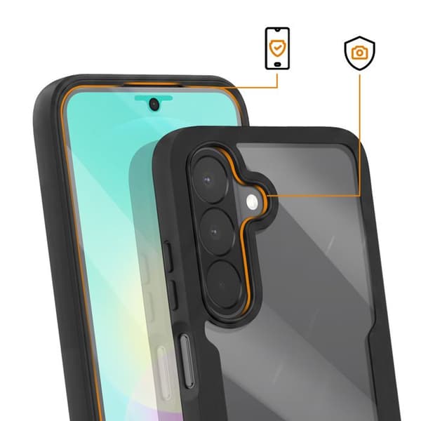 Helcover til Galaxy A27 med magnetisk bagside og 360° beskyttelse sort Svart