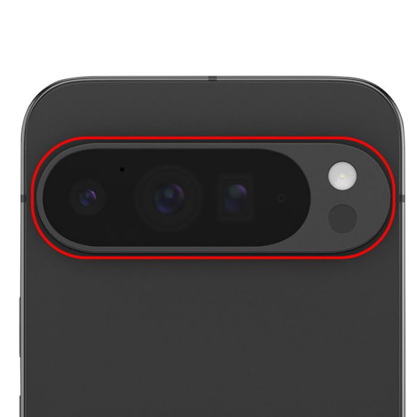 Bakre kamera linse för Google Pixel 9 Pro XL svart Svart