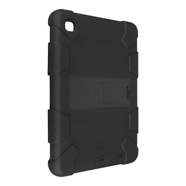 Coque Antichock - AVIZAR - Galaxy Tab A7 Lite - Silikon och Polykarbonat - Ställning - Svart Svart