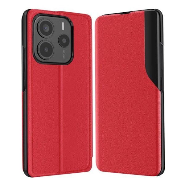 Fodral för Xiaomi Redmi Note 14 5G Med Stativ Röd Röd