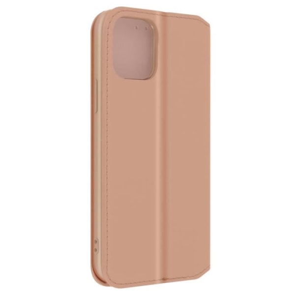 Foliofodral iPhone 12 Mini Plånbok Video Support Funktion Rosa Rosa