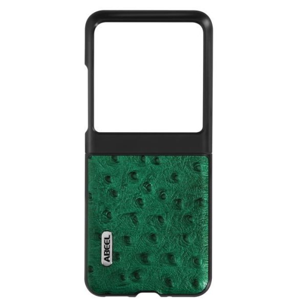 Fodral till Motorola Razr 40 Ultra Leather Textured Pattern Slim Design Abeel Green