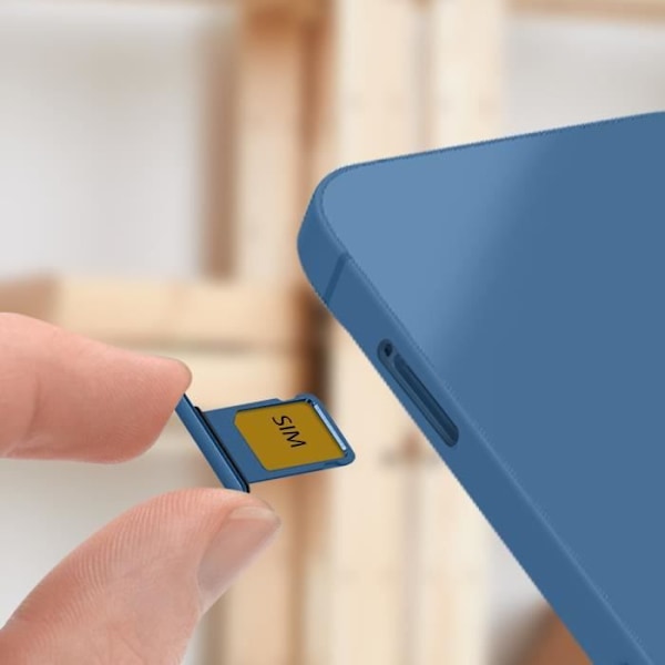 Apple iPhone 13 Mini Erstatnings SIM-kortbakke - Blå - Nano SIM - 3g Blå