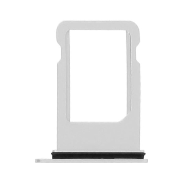 Nano SIM-kortskuffe iPhone 8 Erstatningsadapter - Sølv - AVIZAR - Grå - Vægt: 10 g Pengar