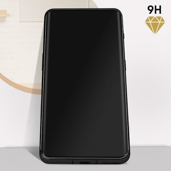 Skärmfilm - Enkay - OnePlus 10 Pro 5G - 9H härdat glas - Anti-fingeravtryck - Fullständigt 3D-skydd Svart