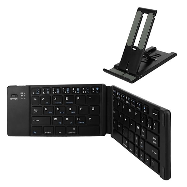 Bluetooth AZERTY-näppäimistö, Android, iOS ja Windows, tuki mukana