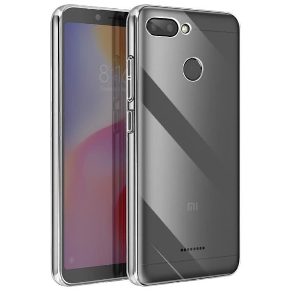 Coque til Xiaomi Redmi 6A og 6 Silikone Blød Design Tynd Let Transparent Transparent