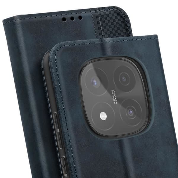 Älypuhelimen kotelo - Xiaomi - Redmi Note 14 Pro/Pro Plus - Lompakko - Tuki - Syvänsininen Blå
